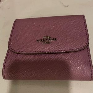 Coach trifold wallet
